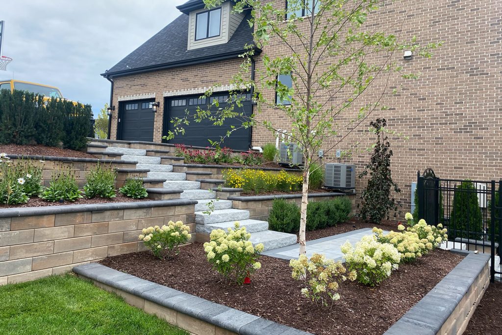Paver Walkway and Landscape Design by A Touch of Green