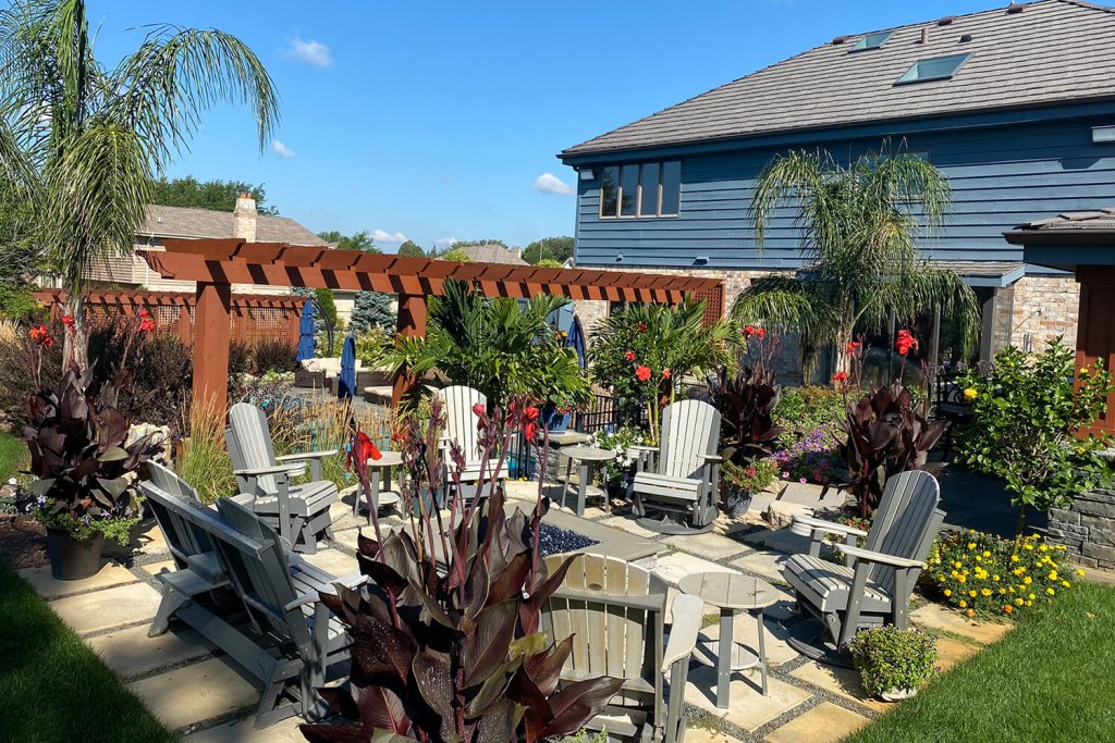 Paver Patio, Fire Features, and Landscape Design by A Touch of Green