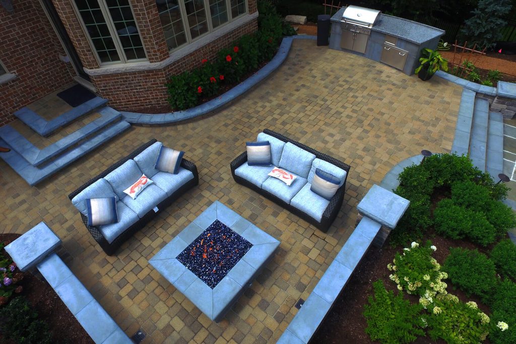 Outdoor Kitchen, Fire Features, and Landscape Design from A Touch of Green