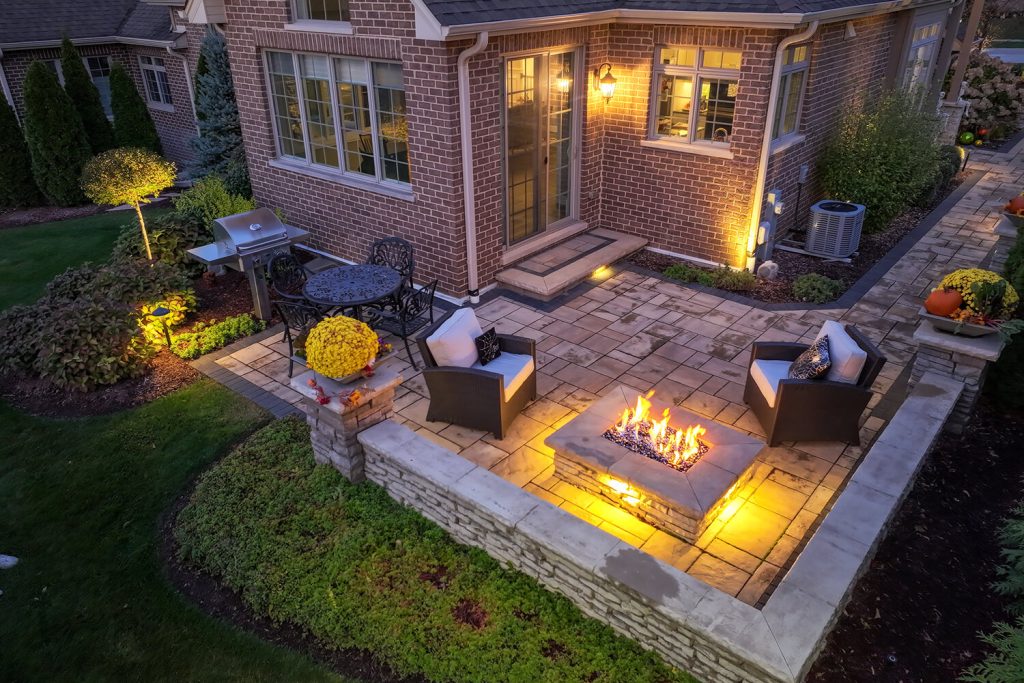 Patio and Fire Features by A Touch of Green
