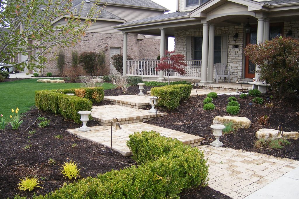 Paver Walkway and Landscape Design by A Touch of Green