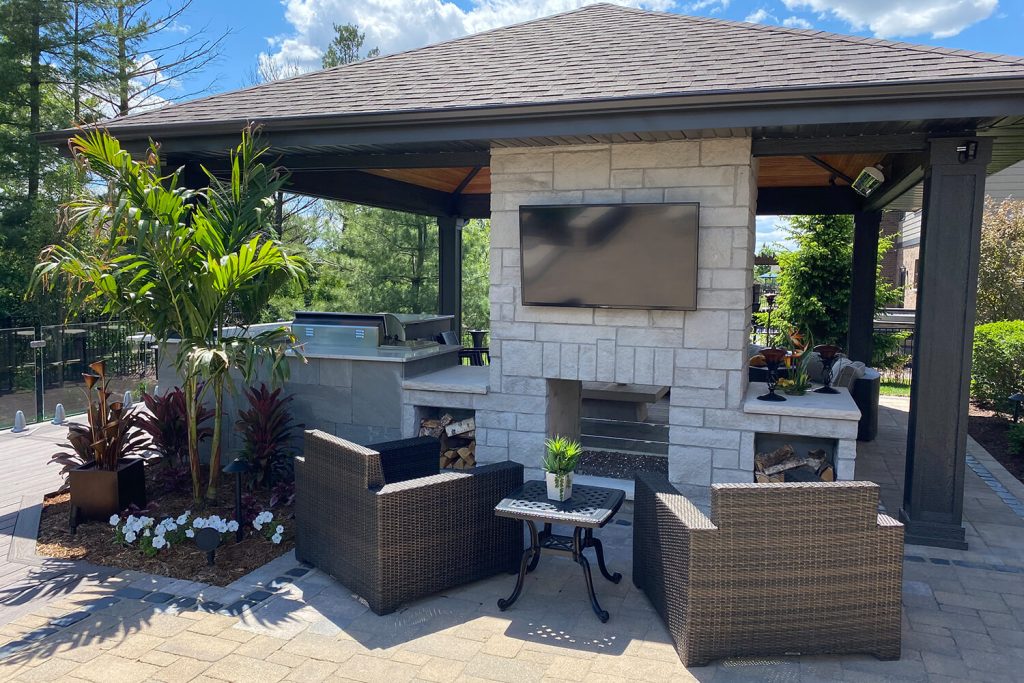 Pergola, Paver Patio, and Landscape Design by A Touch of Green