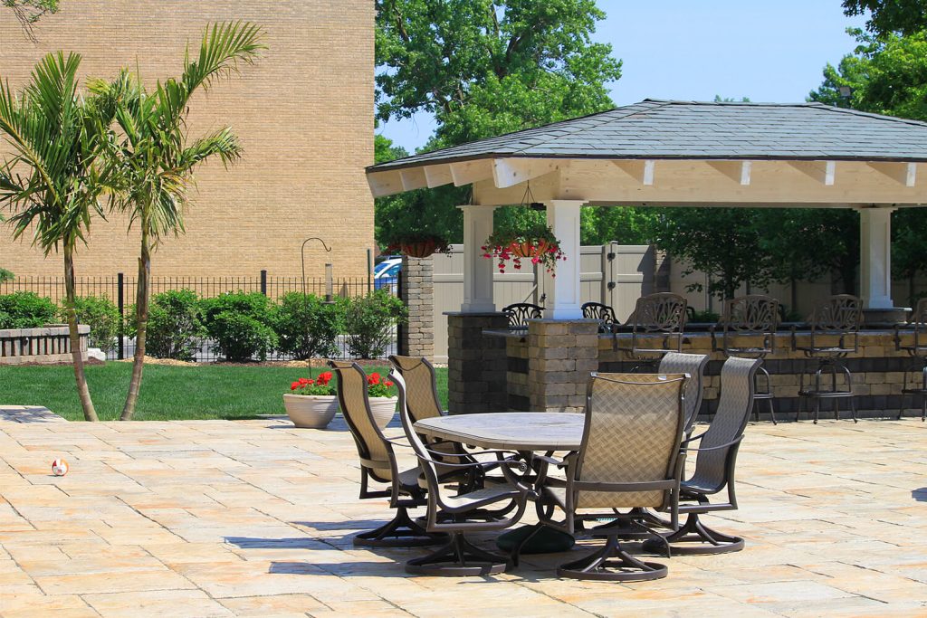 Pergola, Paver Patio, and Landscape Design by A Touch of Green